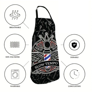 Juego de Dos Capas Profesionales para Peluquería y Barbería, Personalizables, Cómodas, Resistentes al Agua, Ecológicas, Fáciles de Limpiar y Duraderas - Product Image 5