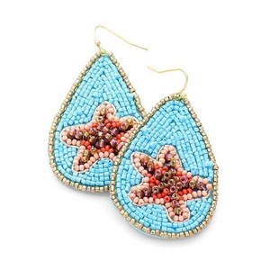 Boucles d'oreilles pendantes unisexes multicolores de style religieux classique avec perle de diamant pour les cadeaux de fêtes d'anniversaire de mariage - Product Image 4