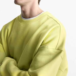 Sudadera con Capucha Extra Grande para Hombre, Hombros Caídos, Impresión de Logotipo Personalizado, Estilo Urbano, Cuello Redondo Acordonado, 100% Algodón, Tinte Liso - Product Image 3