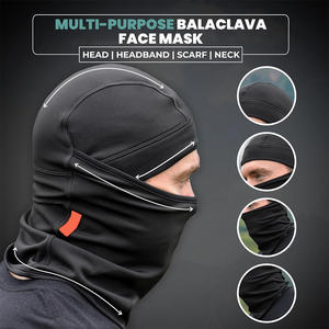 Masque de cagoule chaud avec logo personnalisé pour les sports d'hiver et les activités de plein air Tissu respirant pour la moto et la pêche - Product Image 4