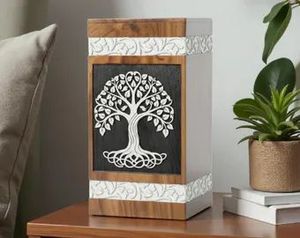 Urna Funeraria Humana de Madera Natural Hecha a Mano |   Proveedor Mayorista - Product Image 2