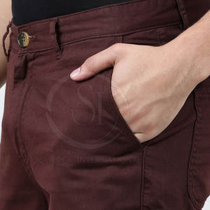 Pantalon cargo décontracté pour hommes Offre Spéciale Nouveau design avec devant plat respirant et léger Street Wear avec logo à la taille - Product Image 5