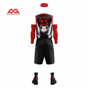 Conjuntos de uniformes de baloncesto personalizados al por mayor - Product Image 3