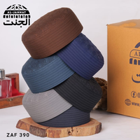 Topi Kufi Muslim untuk pria, topi Kufi Islam klasik untuk penggunaan sehari-hari