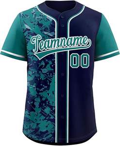 Camiseta de Softbol con Nombre Impreso, Sublimada OEM, Compra de Camisetas de Softbol Baratas de Poliéster Sublimado, Camiseta de Béisbol Personalizada - Product Image 1