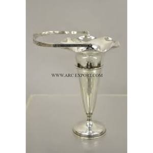 Trompeta de flores metálicas pulidas de cobre de diseño moderno, patrón de nuevo estilo de lujo brillante clásico como jarrón de suelo, artículo de regalo - Product Image 4