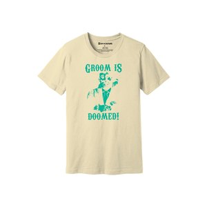 Camiseta de tela de algodón 100% con estampado de temas de fiesta 160-180 a GSM pesado 12 colores disponibles Personalice su propio diseño y colocación - Product Image 1
