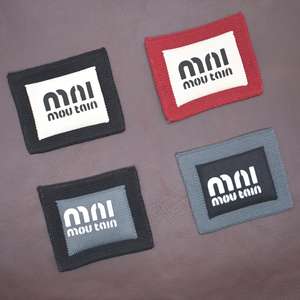 Design Custom Make Brand Name End Fold Polyester Fabric Screen Printed <strong>Clothing</strong> Wash Care <strong>Labels</strong> Shoes Garment Bags Main <strong>Label</strong> - Product Image 1