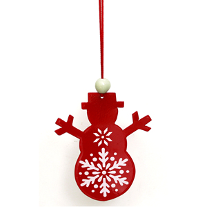 Adorno Navideño Rojo con Diseño de Copo de Nieve, Hecho de Material Duradero de Alta Calidad, con un Aspecto Festivo y Elegante - Product Image 5