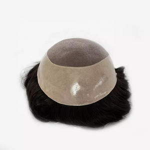 Extensions de cheveux indiens vierges Remy, toupet à dentelle fine respirante, base Apollo, peau fine, vente en gros - Product Image 6