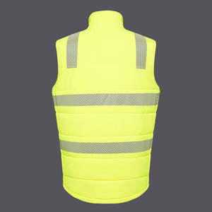 Veste haute visibilité réfléchissante avec doublure amovible coupe-vent coupe-vent pour homme - Product Image 4