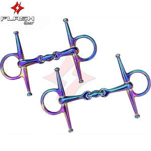 Vástago Kelly Silver Star 3 piezas Dogbone Roller Horse Bit Breeches Western Riding Bit Control de acción suave Todos los niveles de habilidad - Product Image 4