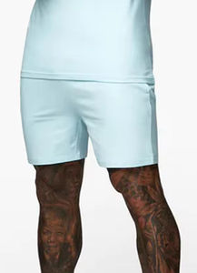 Ensemble 2 pièces d'été décontracté pour hommes, t-shirt à manches courtes et short en coton 100% respirant - Product Image 6