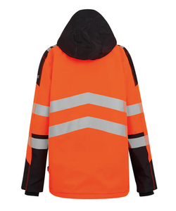 Best Seller Men's Fluorescent <b>Orange</b> Reflective Safety Construction Hoodie High Visibility <b>Hi</b> <b>Vis</b> Workwear Sweatshirt - Product Image 4