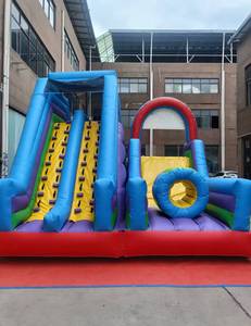 Castillo Inflable Comercial para Niños, Tobogán Acuático de PVC, Casa de Brinco, Área de Juegos Combinada para Niños con Soplador - Product Image 3