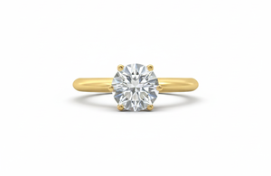 Round <b>Diamond</b> <b>Ring</b> for Women Lab Grown <b>Diamonds</b> - Product Image 1