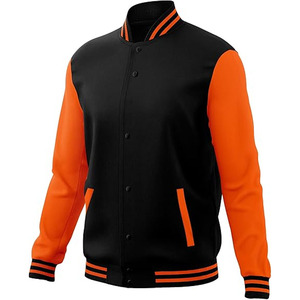 Precio barato chaquetas de manga larga de longitud corta ropa informal tendencia de color personalizado cálido chaqueta Varsity 2026 - Product Image 2