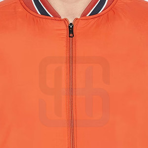 Blouson Bomber Homme de Qualité Supérieure, Couleur Unie, Style Urbain Tendance, Séchage Rapide, Respirant, Écologique, en Toile - Product Image 5