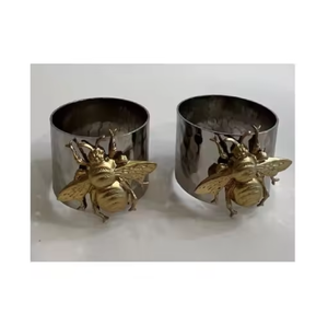 Shiny <b>Silver</b> Finished Round <b>Napkin</b> Rings With Durable Quality Metal Table Decor <b>Napkin</b> Rings for Sale At Reasonable Price - Product Image 3