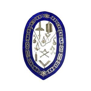 Conjunto de Collar y Joyas Masónicas Personalizadas, Accesorios de Regalia para Oficiales de Logia, Conjunto de Collar y Joyas Masónicas - Product Image 1