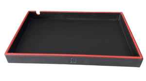 Bandeja de servicio de bambú de cuero Tcm, carpetas de menú de vidrio, caja de pañuelos para hospitalidad para hoteles en India - Product Image 4