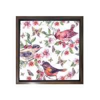 Bol en bois imprimé avec motif autocollant, écologique, style moderne et antique, pour la cuisine, la table, la décoration intérieure, la salle à manger et le service de fête