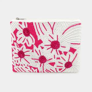 Stylish Embroidery Strawberry Clutch With Colorful Beaded <b>Design</b> Ethnic Hand Clutch Seed Beads Embroidery Women Gift - Product Image 3