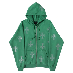 Sweat à capuche Hip Hop pour hommes, streetwear quantité minimale de commande bas, qualité supérieure, mode, prix bon marché, unisexe, fabriqué au Pakistan - Product Image 1