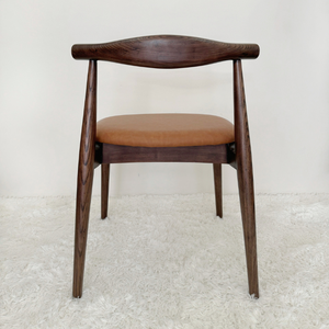 Chaise de salle à manger rembourrée en cuir, sur mesure, différentes tailles, vente directe d'usine, design moderne, pieds en bois, pour la maison, le bureau, l'école - Product Image 4