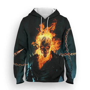 เสื้อสเวตเตอร์ลำลองผ้าคอตตอนพิมพ์ลายโลโก้แบบเรียบง่ายสำหรับผู้ชายผ้าฟลีซปักลาย - Product Image 5