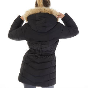 Chaqueta Parka Premium para Mujer con Cinturón, Abrigo Largo de Invierno, Precio al por Mayor - Product Image 2
