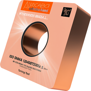 Plaquette de tournage indexable ISO SNMA 120408T5305 D.5,16mm MT-CVD revêtue noire, lot de 10, pour outils - Product Image 2