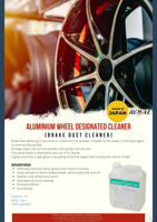 Pembersih Velg & Roda Aluminium Royal 4L Alloy Rim - Formula Detailing Menghilangkan Karat & Serbuk Besi Teknologi Jepang