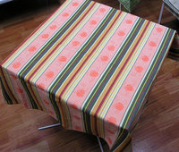 Nappe pour Table ronde et fleurie, pour 1 pièce, tissu, Damask, Logo Unique brodé à la main