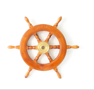 Vintage Brass <b>Ship</b> <b>Wheels</b> High Quality Best Nautical <b>Ship</b> <b>Wheel</b> Handmade Decor - Product Image 1