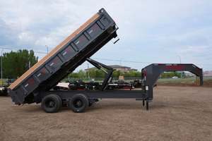 Price Heavy Duty Steel Full Hydraulic Dump Trailer 14FT Tandem Axle Utility with 12-Ton Scissor Lift-10K Lippert - Product Image 5