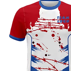 Maillot de football élégant en polyester 100% Chemises de football d'entraînement Uniforme de football français pour adultes Techniques de sublimation et d'impression - Product Image 4