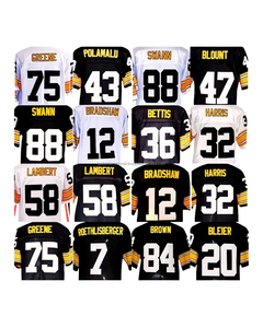 Vêtements de sport de football américain avec impression par transfert thermique 100% polyester Prêt à expédier Jersey cousu de la meilleure qualité - Product Image 5