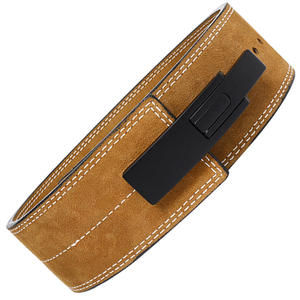 เข็มขัดพยุงยกน้ำหนักหนังวัวแท้ปรับแต่งได้สำหรับผู้ชายและผู้หญิงเข็มขัดฝึกหลายสีพร้อมโลโก้ออกแบบได้ตามต้องการ - Product Image 2