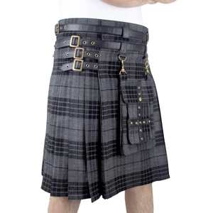 Kilts écossais traditionnels des Highlands unisexes de qualité supérieure 100% respirants personnalisables avec motifs écossais et logo personnalisé - Product Image 6