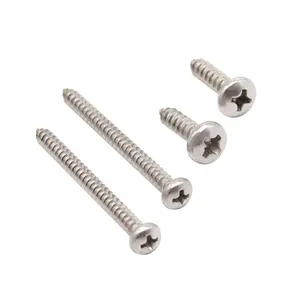 304 Stainless Steel DIN7981 Cross Recessed Phillips Pan Head Self-tapping Wood Screw ST2.2 ST2.9 ST3.5 ST4.2 ST4.8 ST5.5 ST6.3
