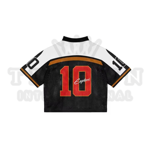 Camiseta Deportiva Unisex de Fútbol Americano y Rugby, Fabricación OEM, Personalizada con Impresión, Corte Cuadrado, Sublimada, de Secado Rápido - Product Image 2