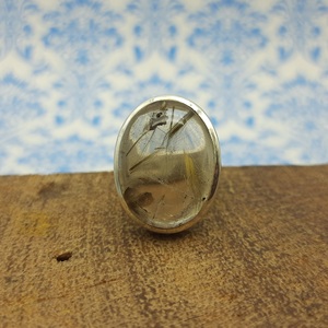 สินค้ามาใหม่แหวนแต่งงานของอินเดียเงินสเตอร์ลิงพลอยควอตซ์พลอยสีทองสวยงาม925 - Product Image 5