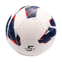 Ballon de football professionnel de taille normale avec logo personnalisé en PVC en cuir PU de haute qualité Match d'entraînement de football en gros