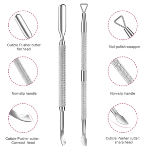 ที่ดันตะปูปลายโค้งสองด้านคุณภาพระดับพรีเมี่ยมทำจากสเตนเลสสตีลคุณภาพสูงสำหรับใส่นิ้วในกล่อง - Product Image 2