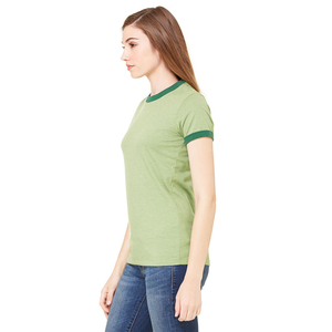 Camisetas de Manga Corta para Mujer, Lisas, Ajustadas, Casuales, de Verano, 100% Algodón, Transpirables, OEM, Deportivas, para Hacer Ejercicio, Ropa de Calle - Product Image 2