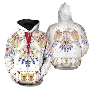 Sudaderas con capucha sublimadas a granel Sudaderas con capucha de mezcla de poliéster suave para impresión personalizada de diseño completo - Product Image 5