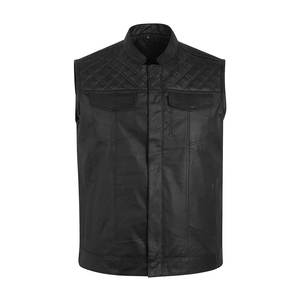 Nuevo Chaleco de Cuero para Hombre de Alta Calidad, Ropa de Abrigo de Invierno con Bolsillos Delanteros, Estilo sin Mangas, Ligero - Product Image 2