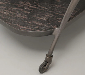 Chariot de service alimentaire à prix de qualité supérieure chariot de service d'hôtel chariot de support de stockage de cuisine chariot de service avec roues verrouillables - Product Image 4