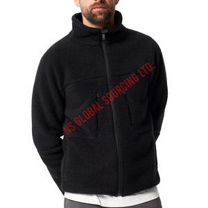 Chaqueta cálida informal suave para hombre, con cremallera completa, cuello alto, ligera, transpirable, perfecta para uso diario al aire libre - Product Image 1